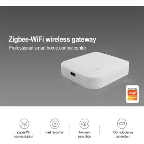 Tuya Zigbee Bridge Smart Home Zigbee Gateway Hub Remote Control Zigbee Devices Via Smart Life APP Works with Alexa Google Home