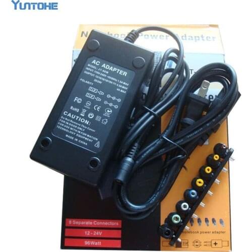10pcs/lot US/EU/ UK/AU 96W Universal Laptop Charger Notebook Power Adapter for HP/DELL/IBM for Lenovo ThinkPad