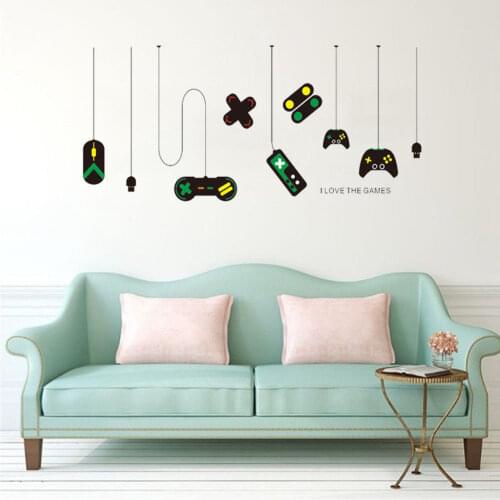 "I Love The Games" GAMER Boys Girl Bedroom Vinyl Wall Decal Vinyl Stickers Decor