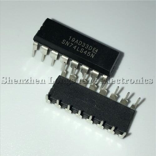 10PCS/LOT NEW SN74LS45N 74LS45 DIP16 Decimal Decoder/Driver Chip