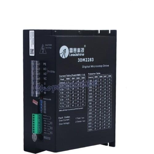 NEW 3DM2283 3-Phase Stepper Driver Input Voltage AC180-240V Current 3.1-11.7A Match Motor 86 110 130