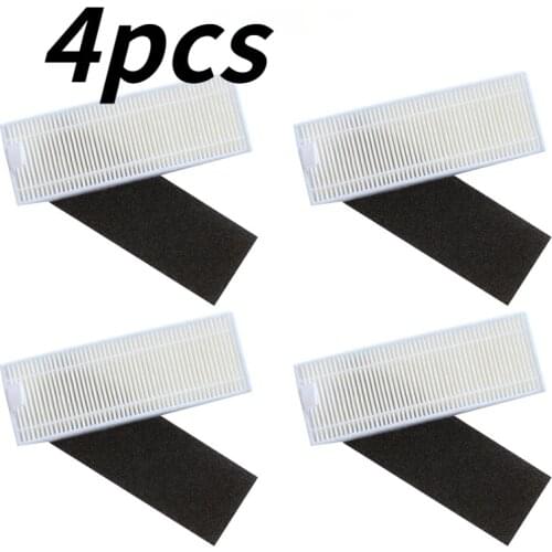 4PCS robot hepa filter sponges For Cecotec Conga Excellence 1090 robot vacuum cleaner parts accessories filters replacement
