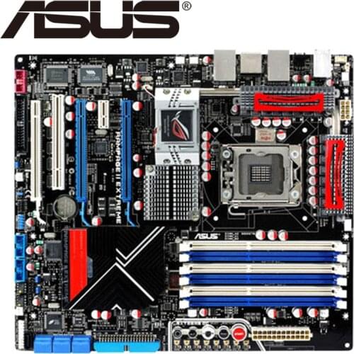 Asus Rampage II Extreme Desktop Motherboard X58 Socket LGA 1366 i7 Extreme DDR3 24G ATX UEFI BIOS Original Mainboard On Sale