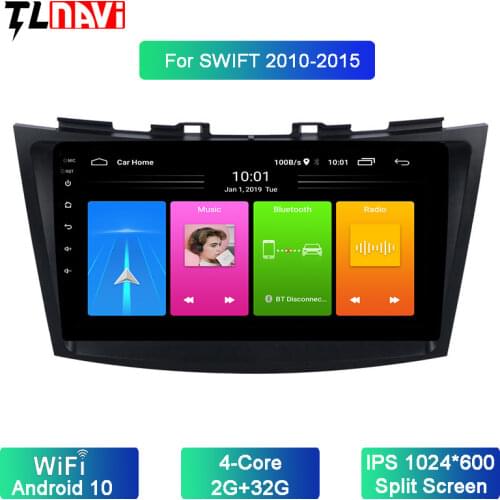 Android 10 Car dvd player for 1SUZUKI SWIFT 2010-2016 CAR DVD GPS Navigation System