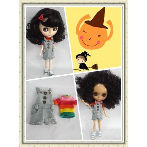 Free shipping cost ,Dolls outfit ,short jumpsuit and Tshirt