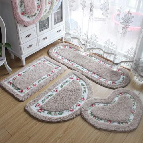 Large Rug Bedroom Decor Anti-slip Floor Mat For Living Room Kitchen Carpet Household Bathroom Carpet Soft Rug Set For Toilet