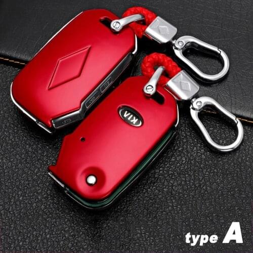 Car Key Case Cover for Kia Seltos 2020 2021 2022 Kx3 Bag Chain Accessories Styling Abs 1 Set Decoration Mouldings Parts Sticker