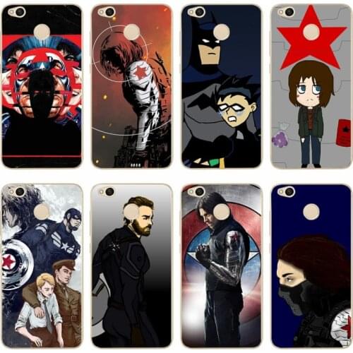 Comics Bucky Barnes Cover Soft Silicone TPU Phone Case For redmi4A 4X 5 5a 5Plus note4 4X 5 for xiaomi4 5 6X 8 note3 miX2S