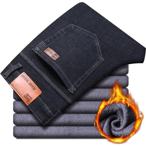 Мужские зимние джинсы CLASSDIM China At AliExpress