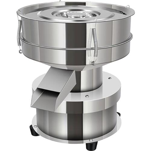 220V Electric Vibrating Sieving Machine Powder Screening Machine 304 Stainless Steel Lab Sieve Shaker Vibrating Screen 1350N/MIN