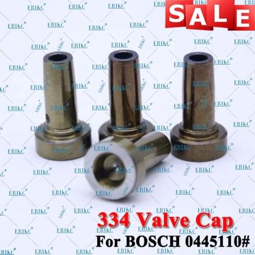 ERIKC F00VC01334 Diesel Fuel Injector Control Valve Cap F 00V C01 334 Automatic Reconditioned 334 Valve Cap For Bosch 0445110