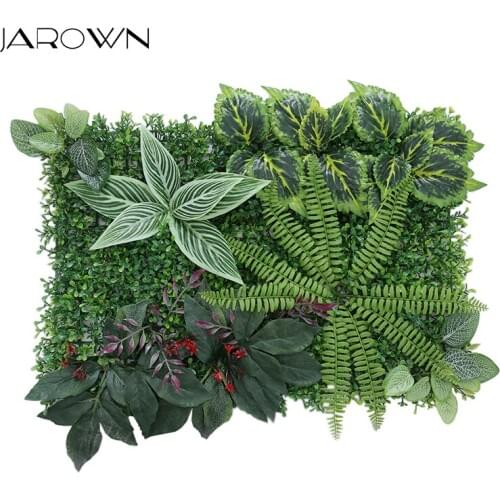 JAROWN Artificial Plant Turf Background Wall Decorative Simulation Persian Grass Greenery Plant Lawn Home Wedding Decor Flower