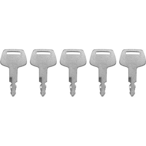 5PCS Ignition Key SWE70-90 21E6-10430 EFI297060 For Bobcat Hitachi Hyundai Nogano Sunward Thomas Excavator Heavy Equipment