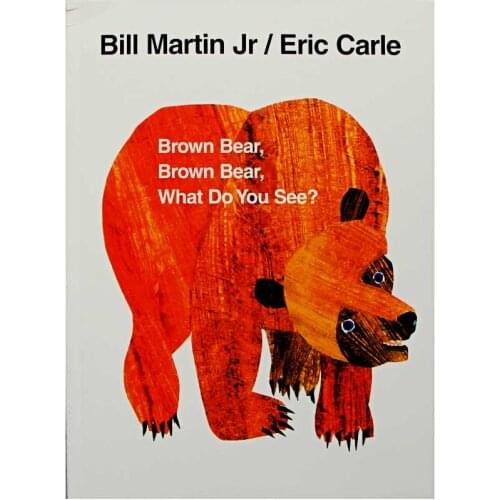 Brown Bear What Do You See By Bill Martin Jr. Educational English Picture Book Learning Card Story Book For Baby Kids Children