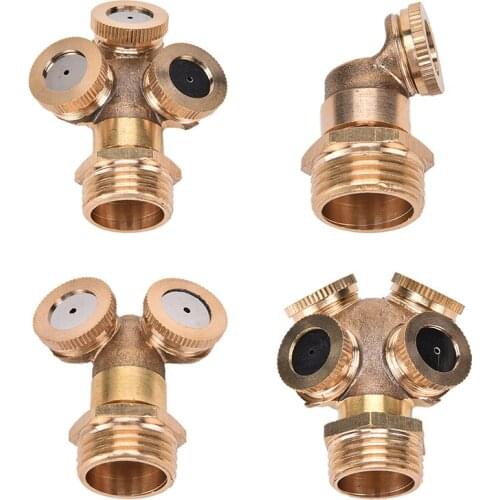Brass Agricultural Misting Spray Nozzle Garden Sprinkler Irrigation System NEW