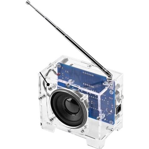 Radio DIY Kit TEA5767 87MHZ-108MHZ Digital Radio Kit 51 Single Chip Microcomputer FM Digital Radio