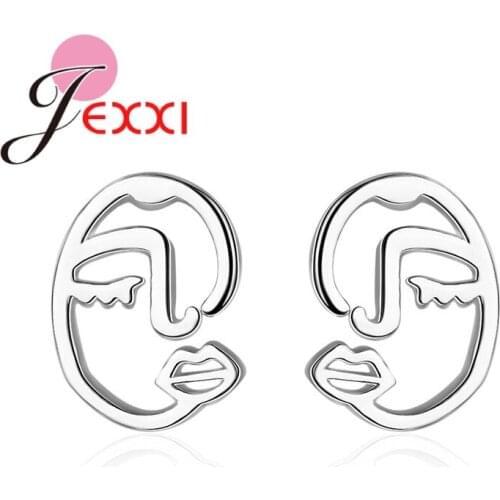 Fancy Voguish Mouth Lips Female 925 Sterling Silver Earrings Stud Best Quality Wholesale Price For Christmas Party Wedding