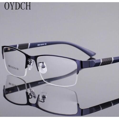 OYDCH Reading Glasses Men Women High quality Half-frame Diopter Glasses Male Presbyopic Eyeglassea +1.0 +1.5 +2.0 +2.5 +3.0 +3.5