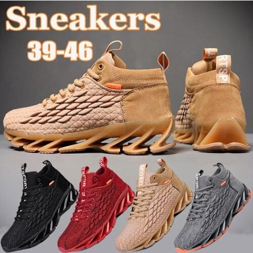 Autumn Fashion Sneakers Men Casual Shoes Walking Outdoor Non-slip Adult Shoes Male Platform Sneakers Chaussure Homme Big Size 46