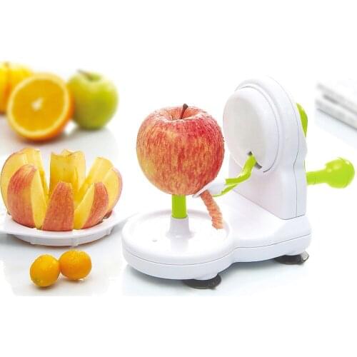 Anself Practical Manual Fruit Peeler Zester + Apple Cutter Corer Peeling Machine Kitchen Tool