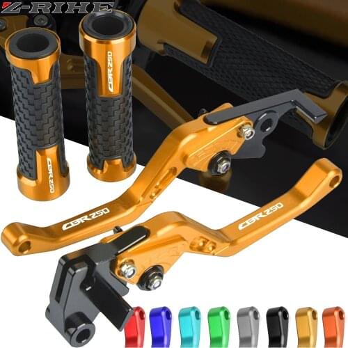 For Honda CBR250R CBR 250R 2011 2012 2013 2014-2018 Motorcycle Brake Clutch Levers Handlebar Grip Handle Hand Grips CBR250 R
