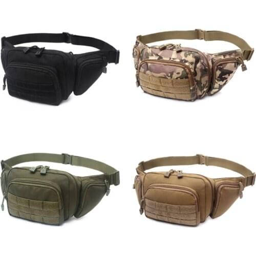 Tactical Waist Bag 1000D Nylon Outdoor Travel Shoulder Bag Men Casual Large Phone Case Pouch Hunting Pack Fishing Bag