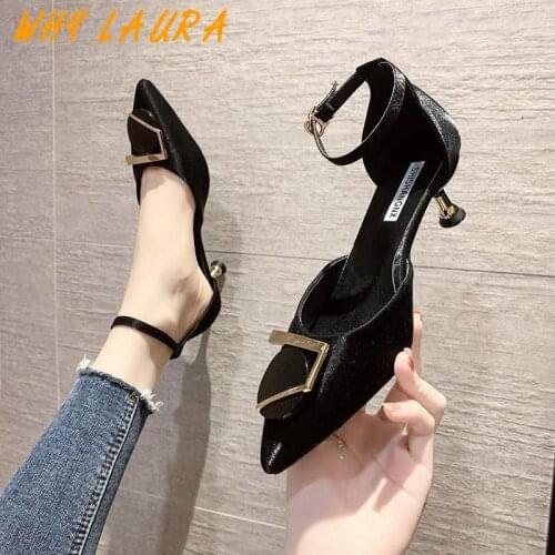 WHY LAURA Women's Shoes With A Strap