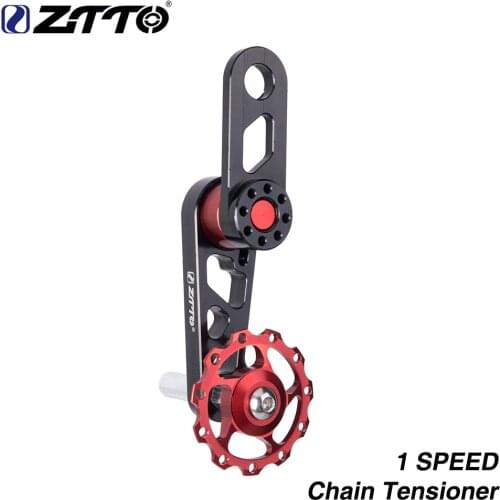 ZTTO Bicycle Tools Folding Bike City Bicycle Single Speed Bike Chain Tensioner Adjustable Pulley jockey wheel Derailleur