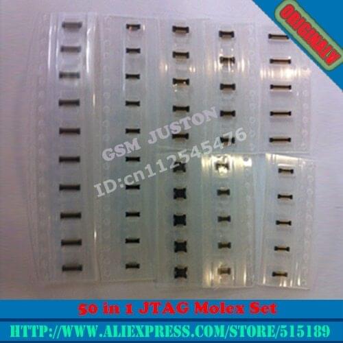 100%original new 50 in 1 JTAG Molex Set by MOORC+Free Shipping