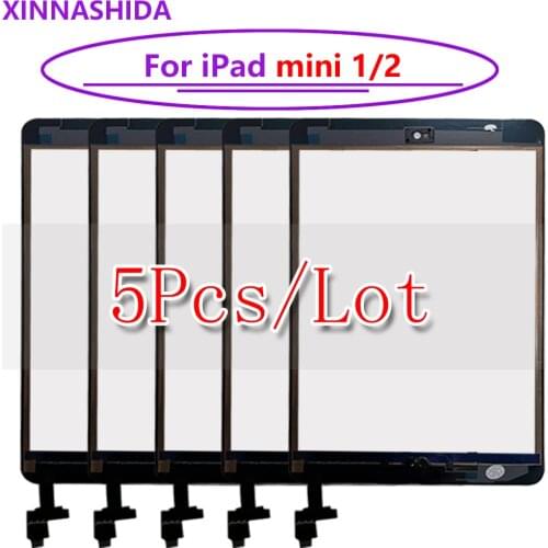 5PCS/For iPad Mini 1 Mini 2 Mini1 A1432 A1454 A1455 Mini2 A1489 A1490 Touch Screen Digitizer