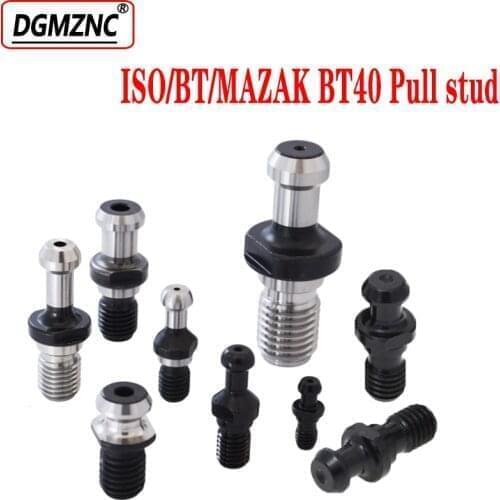5PCS Pull stud BT30 BT40 BT50 45° 60° 90° ISO20 ISO30 nails Retention Knob FOR cnc tool holders