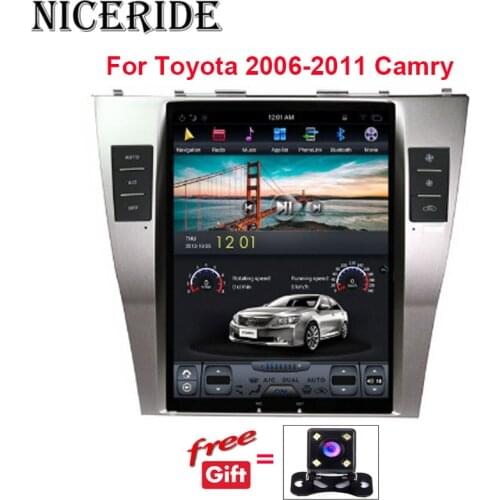 Tesla Style Vertical Android 7.1 Car Gps Multimedia Radio In Dash for Toyota Camry 2007-2013 Navigation Autoradio Headunit Wifi