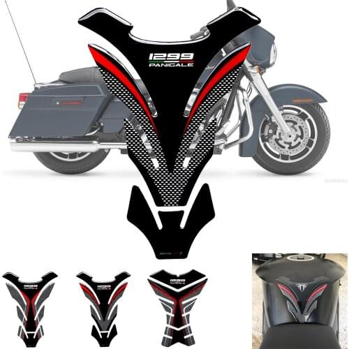 ForDucati 1299 1299S, resina epoxi, tapa de depósito de combustible a Gas, calcomanía protectoraPegatinas 3D para motociclet