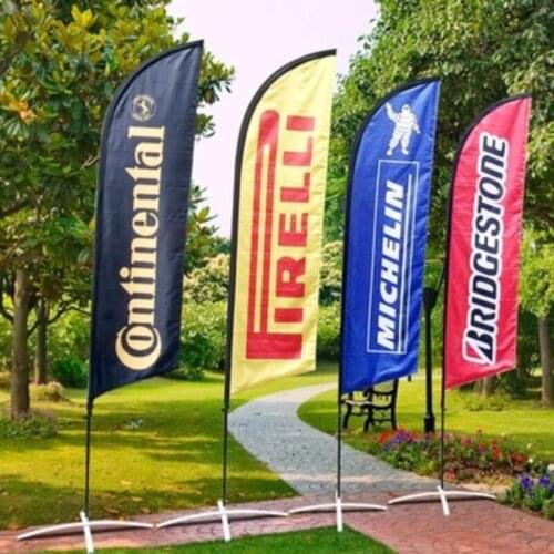 DD Feather Flag Aluminum Flying Style Outdoor Beach Flags and Flagpole Custom Printing Advertising Promotion Celebration Banners