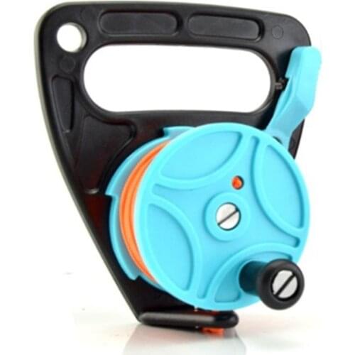 Scuba Diving Reel Spool Finger Line Retractable Reels With handle Stopper for Snorkeling Underwater Water Sports Gear