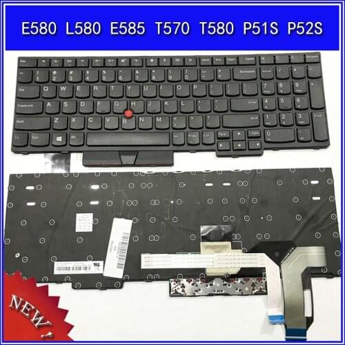 Laptop Keyboard For lenovo E580 L580 E585 T570 T580 P51S P52S Notebook Replace Keyboard