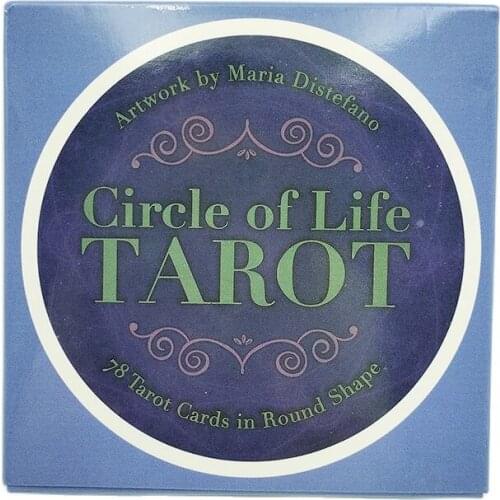 Circle of Life Tarot Cards Divination Fate Gameplay English Version 78 Card Deck Family Friend Party Entertainment Board Game