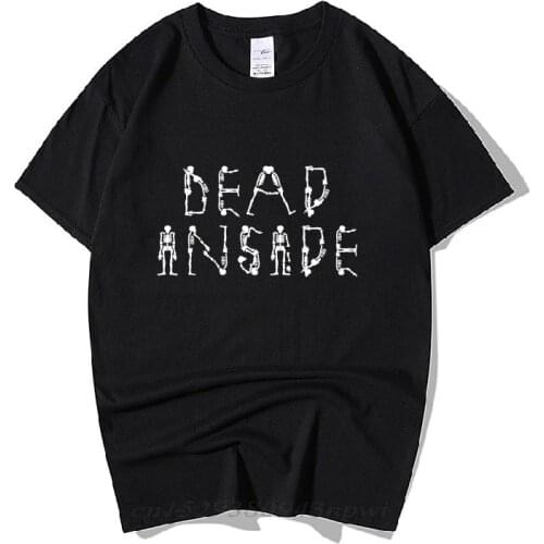 Cool The Office Michael I Am Dead Inside Skeletons Funny T-Shirt Men Male Streetwear Casual Short Sleeve Harajuku T Shirt