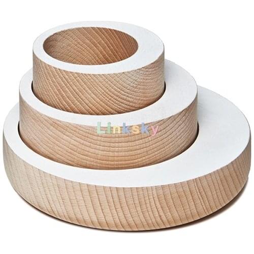 E+m Cilinda Organizer,Log Desk Storage Box,3pcs/set, Pencil Case Stationery,Cosmetics Finishing,Nordic Solid Wood,Ornaments,gift