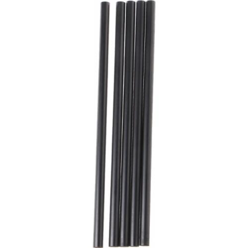 5Pcs Graphite Stir Stick Long Carbon Stirring Rod Graphite Crucible Stir Stick for Melting Casting Refining Gold Silver