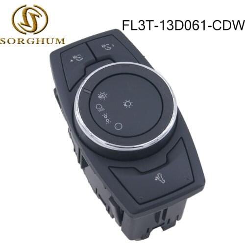 Fits For Ford F-150 F-250 F-350 FL3T-13D061-CDW Car Headlight Lamp Control Switch FL3T13D061CDW