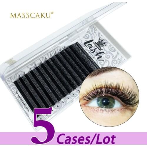 5case/lot Fast shipping 8-15mm korea soft natural yy eyelash extension new style Y shaped faux mink individual eyelash extension