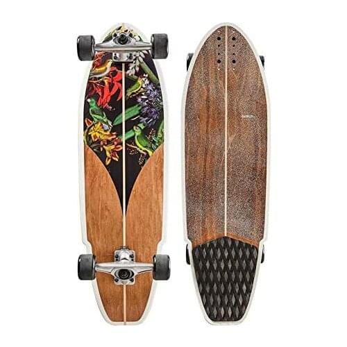 Skateboard 32" Surfing Skateboard, 7 Canadian Maple Deck, City Road Land Cruiser Complete, Suitable for Adults, Children, Girls