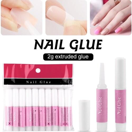 Nail Rhinestone Glue Nail Adhesive Gel Glue for Diamond Rhinestone Fake Nails Manicure DIY Tool for Home Salon