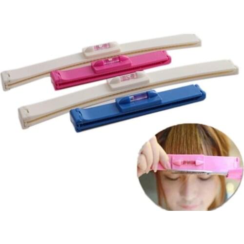 New Women Girl Hair Trimmer Fringe Cut Tool Clipper Comb Guide For Cute Hair Bang Level Ruler Hair Accessories#132