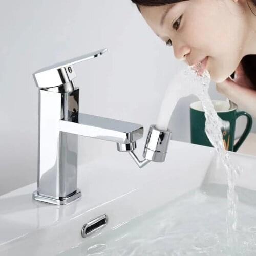 Universal Splash-proof Filter Faucet 720° Rotate Kitchen Faucet Aerator Water Tap Nozzle Bubbler Water Saving Faucet Filter