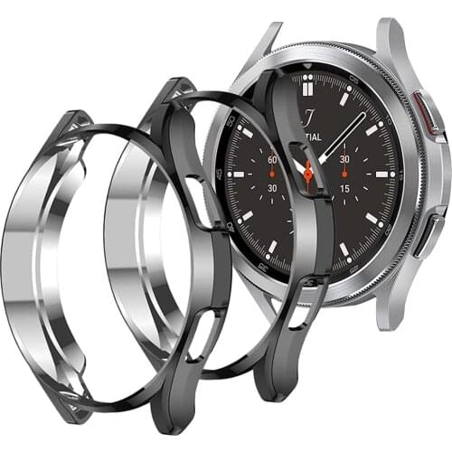 Watch protective Case for samsung Gear S3 Frontier SM-R760/Galaxy watch 46mm/42mm soft TPU plated All-Around Clear Cover