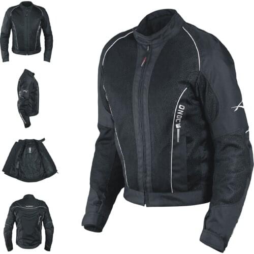 Women motorcycle jacket summer caps approved Cordura fabric breathable Mesh