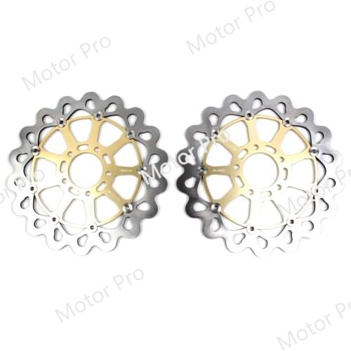 2PCS CNC Floating Disk Brake Disc Rotors For Suzuki GSX1400 GSX 1400 2002 2005 2006 2007 / 1999-2007 GSXR1300 HAYABUSA
