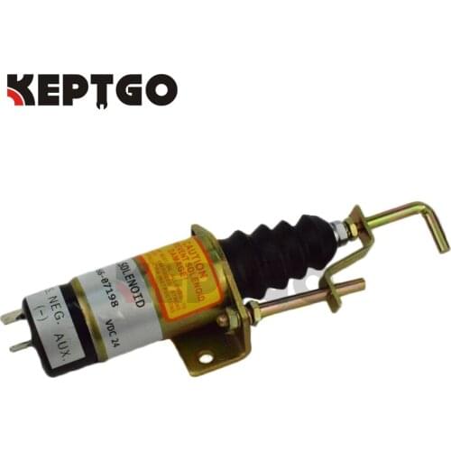 366-07198 1502-24 24V Fuel Shutoff Solenoid For Lister Petter